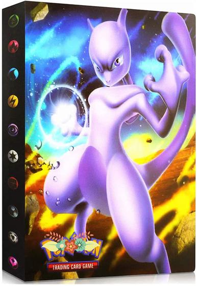 Imagem de Album Porta Cartas Até 240 Cards Pokemon Mewtwo