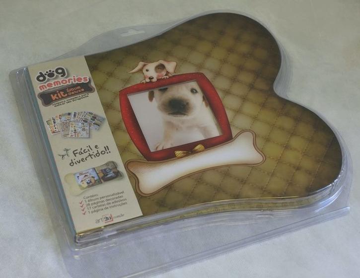 Imagem de Álbum scrapbook para pet dog memories