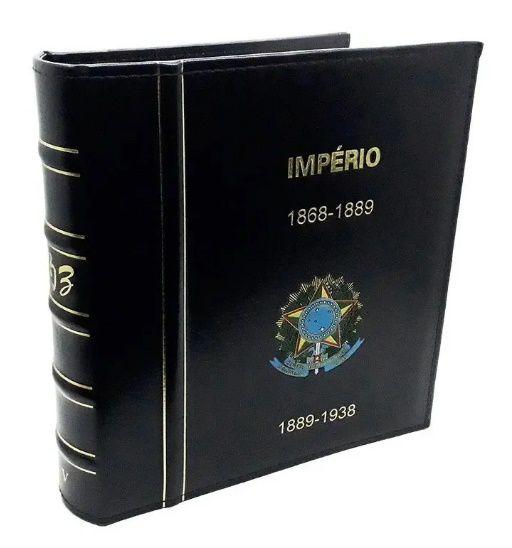 Imagem de Álbum Super Luxo nº 5 Para Moedas Réis Império e República 1868 - 1938