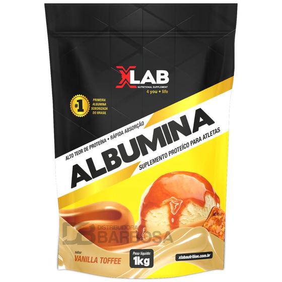 Albumina 1kg Vanillatoffe XLab - X-lab Menor preço em Albumina 1kg Vanillatoffe XLab - X-lab