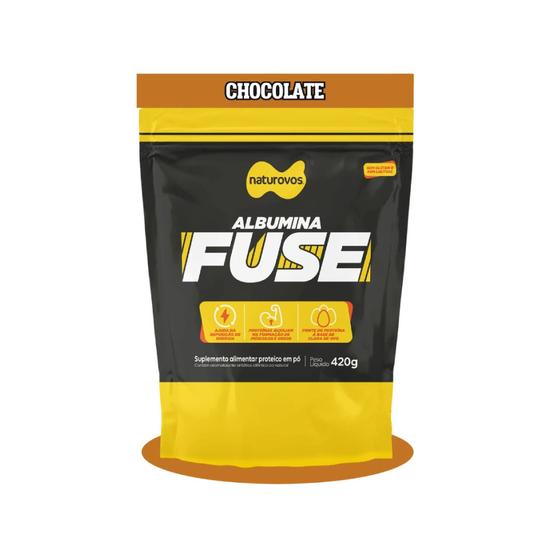 Imagem de Albumina fuse naturovos 420g chocolate