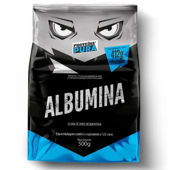 Imagem de Albumina Pura 500g Proteina Pura Chocolate - Envio imediato