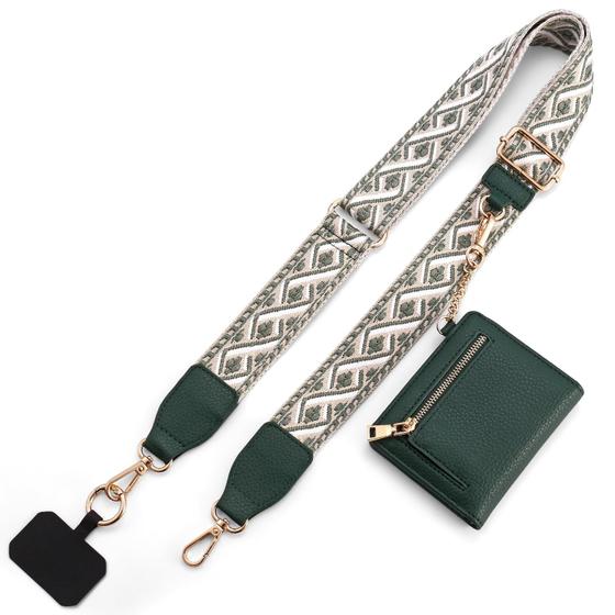 Imagem de Alça de Telefone com Zíper Diaclara - Go Dark Green