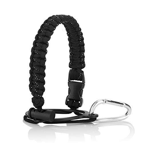 Imagem de Alça Garrafa Água Paracord 340ml-1814ml Preto