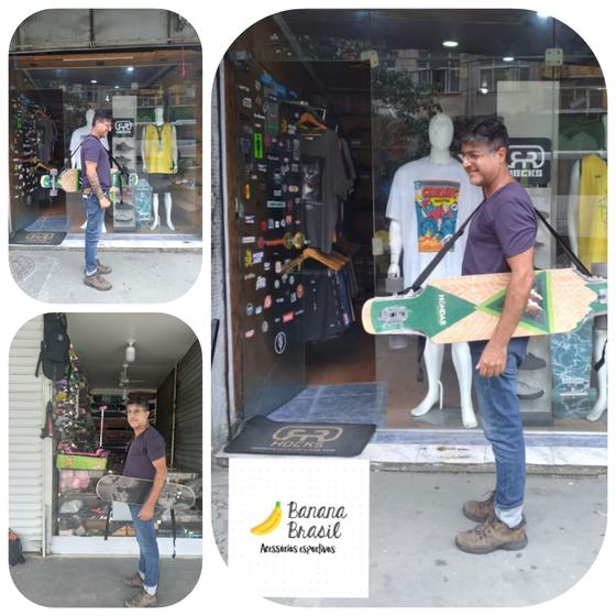 Alça para transporte de barraca de praia, cadeira, skate, patinete e outros é boa?