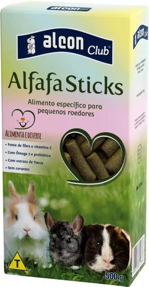 Imagem de Alcon Club Alfafa Sticks 500gr Para Pequenos Roedores