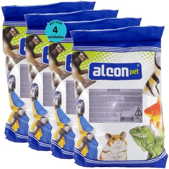 Imagem de Alcon Club Curió BicudoAzulão5kg Kit Com 4 Unidades