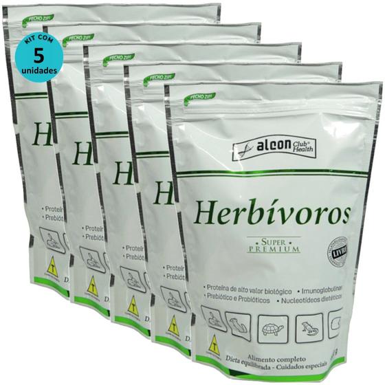 Imagem de Alcon Club Health Herbívoros 500g Super Premium Kit Com 5 unidades