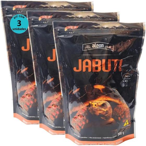 Imagem de Alcon Club Jabuti Adulto 300g Super Premium Kit 3 Unidades