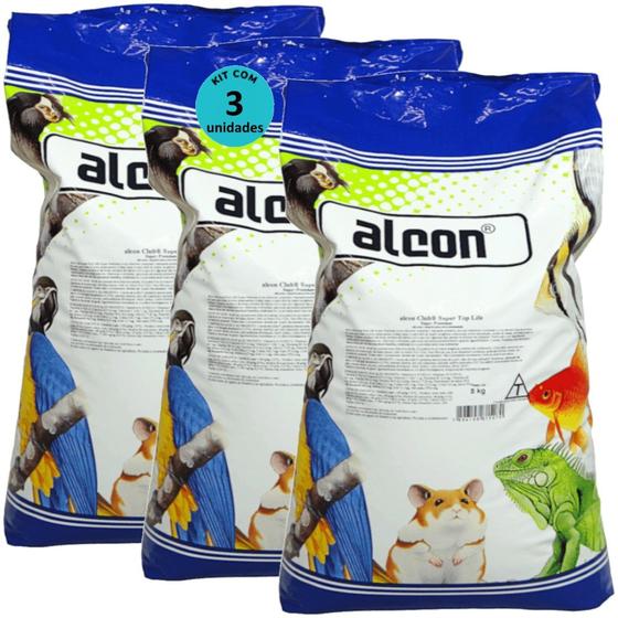 Imagem de Alcon Club Super Top Life 5kg Super Premium Kit com 3