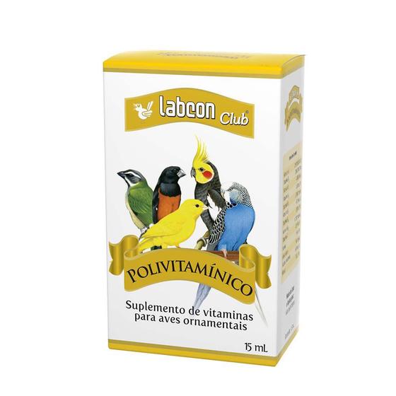 Imagem de Alcon Labcon Club Polivitamínico 15ml - Suplemento Vitamínico para Pássaros