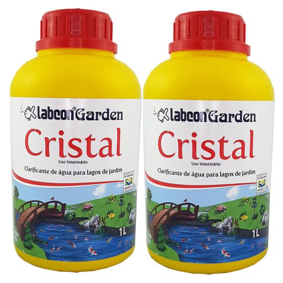 Imagem de Alcon Labcon Garden Cristal 1L Kit 2 unid Clarificante Lagos Jardim