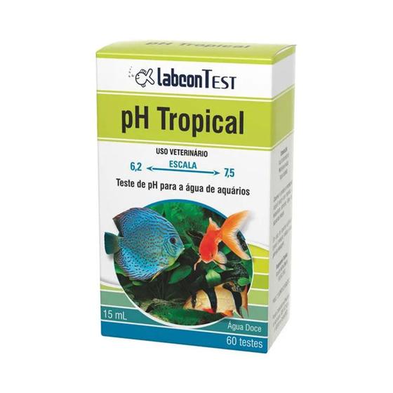 Imagem de Alcon Labcon Test pH Tropical Aquários Água Doce 60 Testes