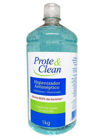 Imagem de Álcool 70% Gel Antisséptico Hidratante Prote & Clean 1kg