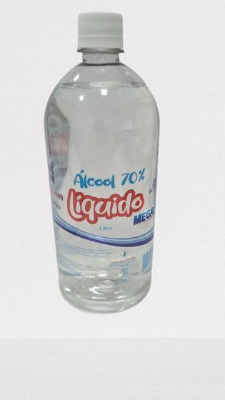 Álcool 70% Líquido 1L MegaFio Menor preço em Álcool 70% Líquido 1L MegaFio