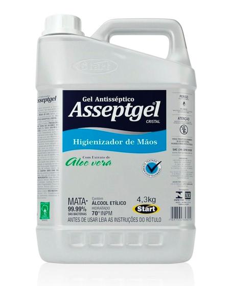 Imagem de Álcool em gel 70% Asseptgel Cristal 5L