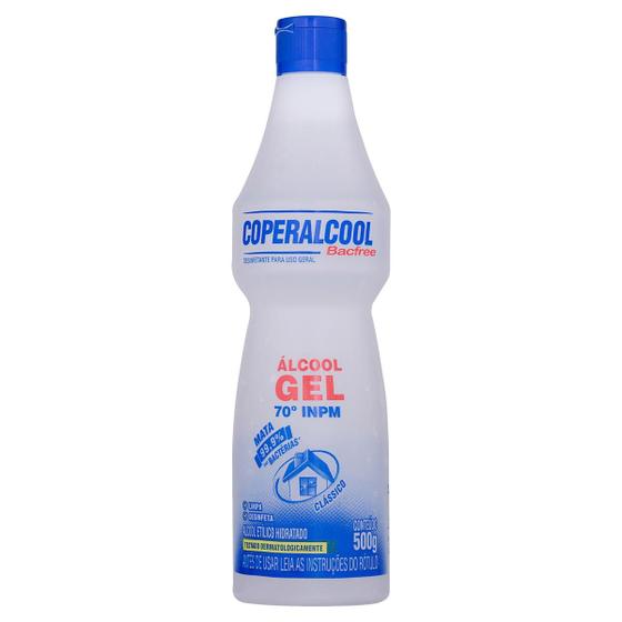 Imagem de Álcool em Gel 70Á Bacfree Coperalcool 500g