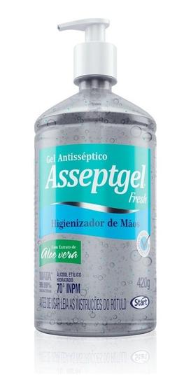 Imagem de Álcool Em Gel Antisséptico 420gr Asseptgel Fresh Blue