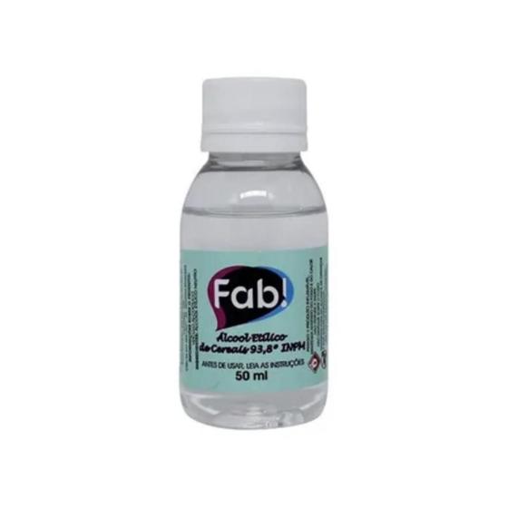 Imagem de Álcool etílico de cereais pote de 50ml Fab