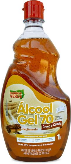 Imagem de Álcool gel 70% 1 litro perfumado cravo e canela