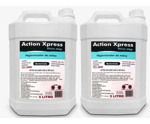 Álcool Gel 70% 2 Unidades 5 Litros Antisséptico, Bactericida Menor preço em Álcool Gel 70% 2 Unidades 5 Litros Antisséptico, Bactericida
