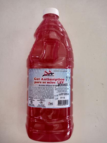 Álcool gel 70% antisséptico para as mãos 2lts Menor preço em Álcool gel 70% antisséptico para as mãos 2lts