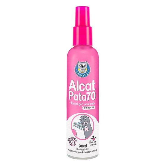 Imagem de Álcool Gel Alcat Pata70 em Spray para Pets - 200 mL