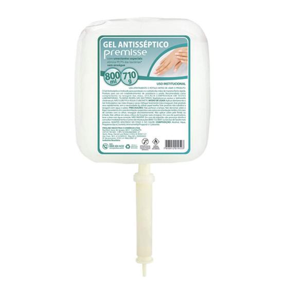 Imagem de Alcool gel clean premisse - alcool 70% com umectantes especiais 800 ml premisse