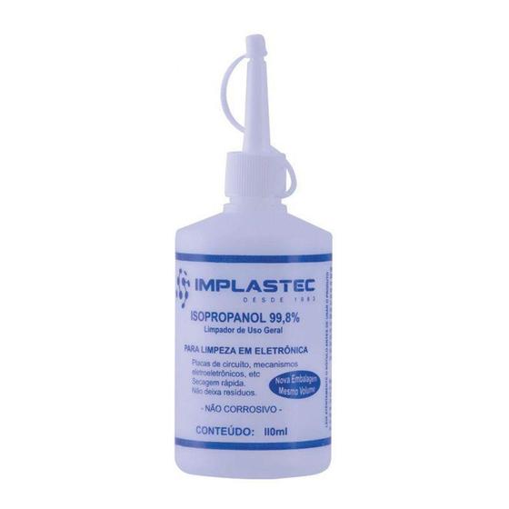 Álcool Isopropílico Implastec 110ml Com Bico Aplicador- 15065 é boa?