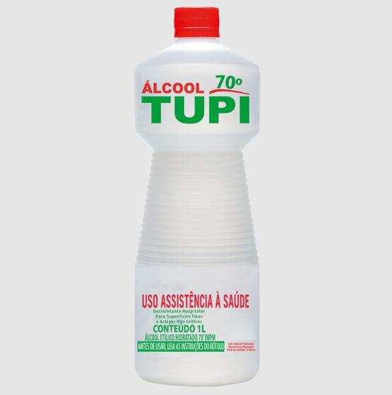 Álcool Líquido 70 Antisseptico 1L - TUPI Menor preço em Álcool Líquido 70 Antisseptico 1L - TUPI