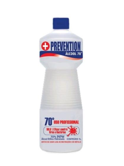 Álcool líquido 70 neutro 1 lt prevention m. glamurosa Menor preço em Álcool líquido 70 neutro 1 lt prevention m. glamurosa