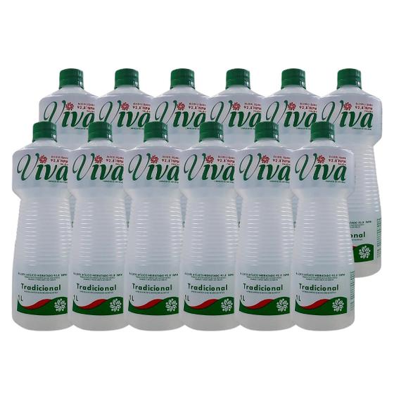 Álcool Líquido de Uso Geral 92.8% Viva Clean 1 Litro - Caixa com 12 Menor preço em Álcool Líquido de Uso Geral 92.8% Viva Clean 1 Litro - Caixa com 12