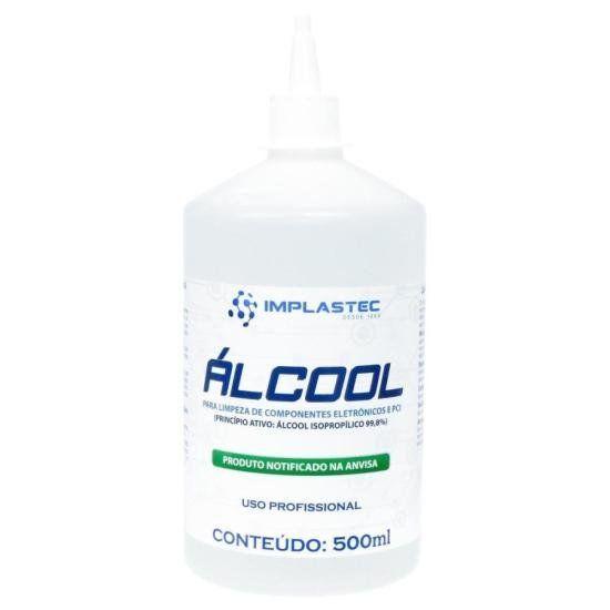 Imagem de Álcool Para Limpeza de Eletrônicos 500ML Implastec - CX / 24