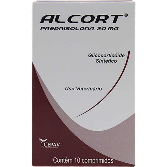 Imagem de Alcort 20 mg Cepav para Cães - 10 Comprimidos