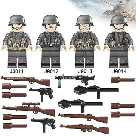 Imagem de Alemanha Blocos de construção militar Soldados do Exército Armas Tijolo