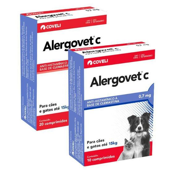 Imagem de ALERGOVET C - 0,7mg - Coveli