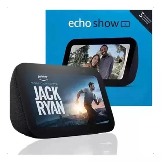 Imagem de Alexa Echo Show 5 3 Geração Smart Speaker 5,5 - com Alexa Preto - Amazon.