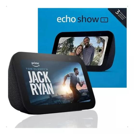 Imagem de Alexa Echo Show 5 3ª Geração Smart Speaker 5,5” - com Alexa Preto - Amazon