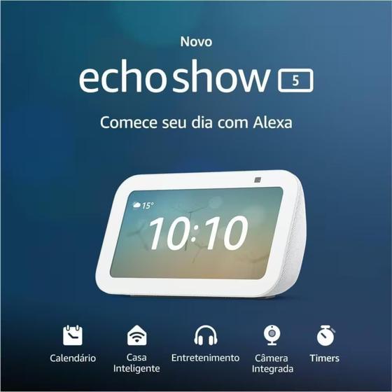 Imagem de Alexa Em Ação Echo Show 5 3rd Videochamadas De Qualidade Sua Casa Inteligente