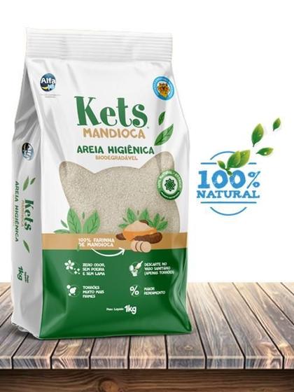 Imagem de Alfa Pet Granulado Higiênica Kets Biodegradável Extrato