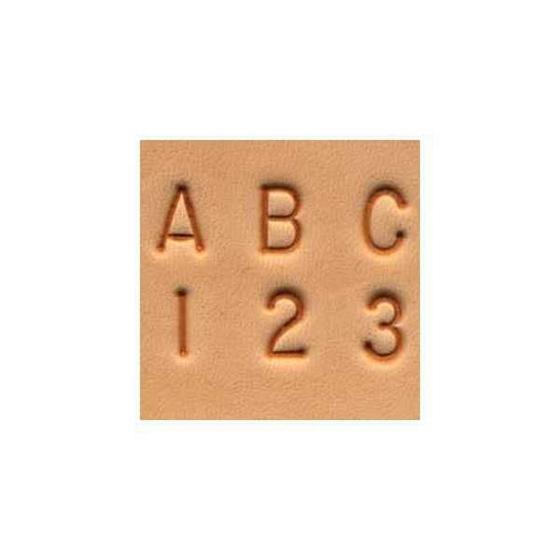 Imagem de Alfabeto E Numeros Importado Tandy Leather Para Marcar Couro 1.4 - 0,64Cm 8137-00