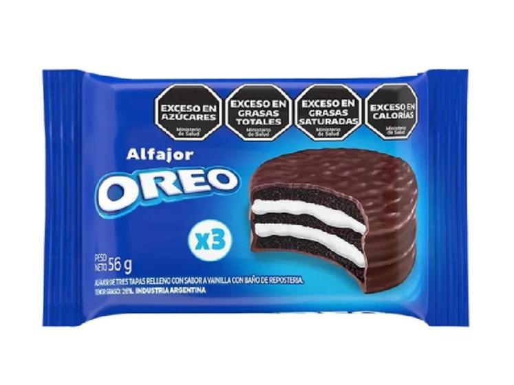 Imagem de Alfajor Argentino Oreo Triplo 56g - Importado