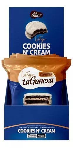 Imagem de Alfajor Cookies Cream Com 12un  La Ganexa