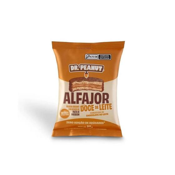 Imagem de Alfajor Dr. Peanut (55g) - Sabor: Doce de Leite Cobertura de Choc. ao Leite