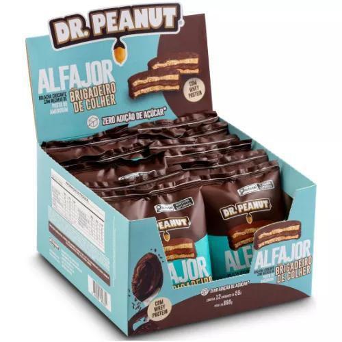 Imagem de Alfajor Dr Peanut Com Whey Protein (12X55G) -