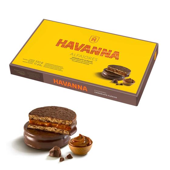 Imagem de Alfajor Havanna Chocolate Clássico - Caixa Com 6 Unidades