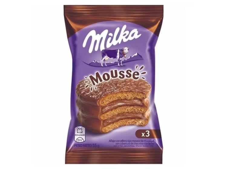 Imagem de Alfajor Milka Argentino Mousse Triplo 55g