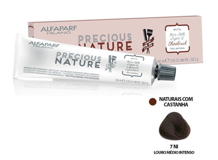 Imagem de Alfaparf Coloração Precious Nature Hair Color 7 Ni 60 Ml