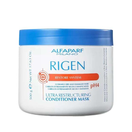 Imagem de Alfaparf Rigen Restore System Ultra Restructuring Ph 4 Máscara 500g