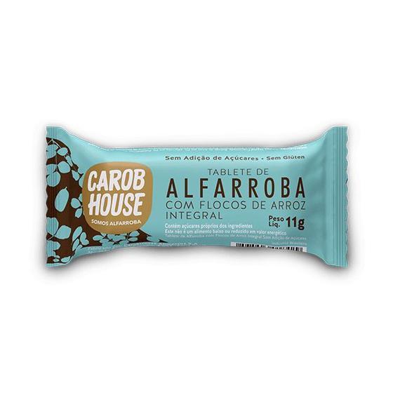 Imagem de Alfarroba Com Flocos De Arroz Integral Carob House Unidade